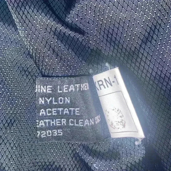 Adler Collection Genuine Leather Coat with belt Lamb Skin inside size Large - Picture 7 of 7